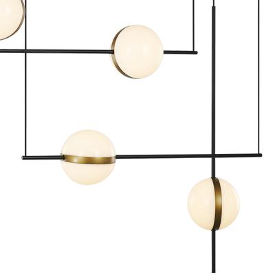 Подвесной светильник Delight Collection Потолочный светильник MD2062-4B black/brass арт. MD2062-4B black/brass