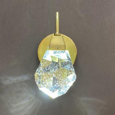 Бра Delight Collection Настенный светильник Crystal rock gold арт. MD-020B-wall gold