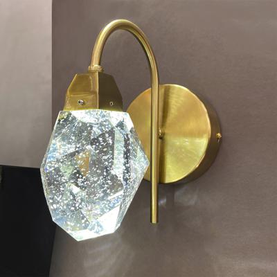 Бра Delight Collection Настенный светильник Crystal rock gold арт. MD-020B-wall gold