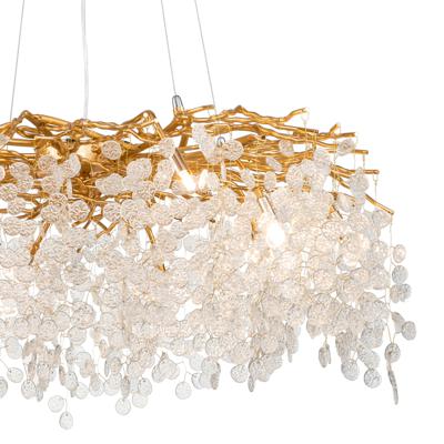 Люстра Delight Collection Люстра FTB006R-100 brass/clear арт. FTB006R-100 brass/clear