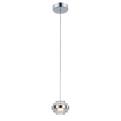 Подвесной светильник Delight Collection Подвесной светильник MD22030002-1A chrome/clear арт. MD22030002-1A chrome/clear