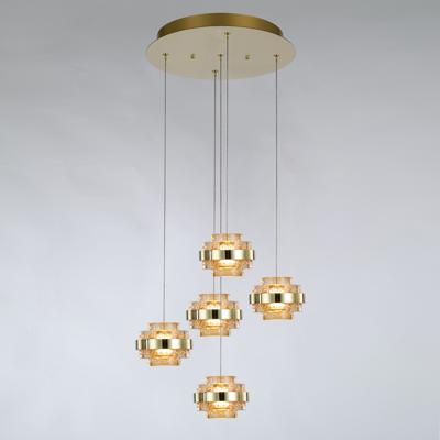 Подвесной светильник Delight Collection Подвесной светильник MD22030002-5A gold/champagne арт. MD22030002-5A gold/champagne