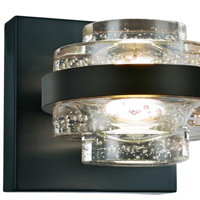 Бра Delight Collection Настенный светильник MB22030002-1A black/clear арт. MB22030002-1A black/clear