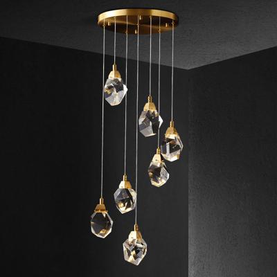 Подвесной светильник Delight Collection Подвесной светильник 9701P/7R brass арт. 9701P/7R brass