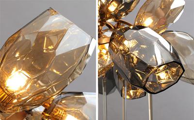 Люстра Delight Collection Люстра 8898P/AS gold/smoky арт. 8898P/AS gold/smoky