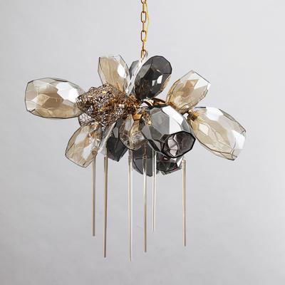 Люстра Delight Collection Люстра 8898P/AL gold/smoky арт. 8898P/AL gold/smoky
