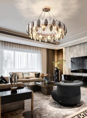 Люстра Delight Collection Люстра D8011P/R-1000 gold/smoky арт. D8011P/R-1000 gold/smoky