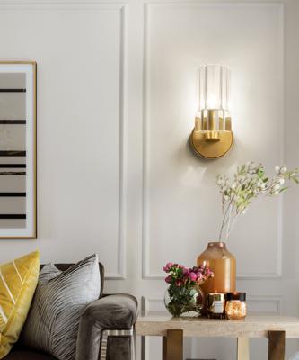 Бра Delight Collection Настенный светильник 8816W gold/clear арт. 8816W gold/clear