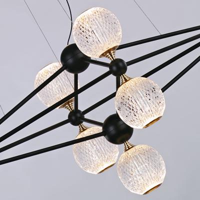 Подвесной светильник Delight Collection Подвесной светильник MD20022005-9B black/chrome арт. MD20022005-9B black/chrome
