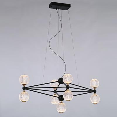 Подвесной светильник Delight Collection Подвесной светильник MD20022005-9B black/chrome арт. MD20022005-9B black/chrome