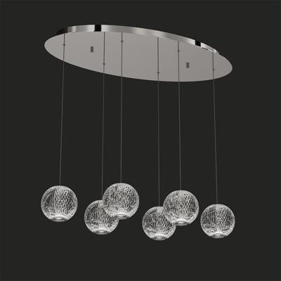 Подвесной светильник Delight Collection Подвесной светильник MD20001012-6A chrome арт. MD20001012-6A chrome