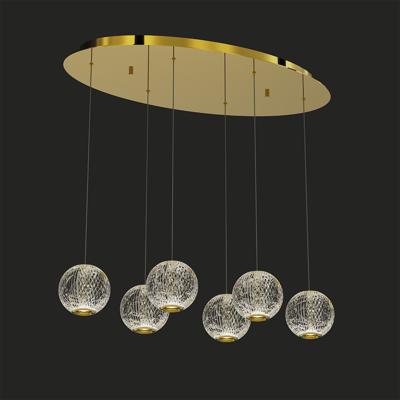 Подвесной светильник Delight Collection Подвесной светильник MD20001012-6A gold арт. MD20001012-6A gold