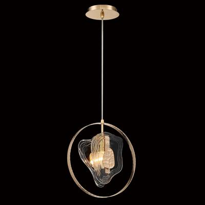 Подвесной светильник Delight Collection Подвесной светильник P60669-1 gold/clear арт. P60669-1 gold/clear