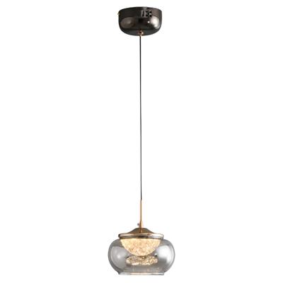 Подвесной светильник Delight Collection Подвесной светильник MT9128-1H gold/smoke арт. MT9128-1H gold/smoke