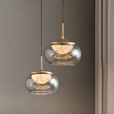 Подвесной светильник Delight Collection Подвесной светильник MT9128-1H gold/smoke арт. MT9128-1H gold/smoke