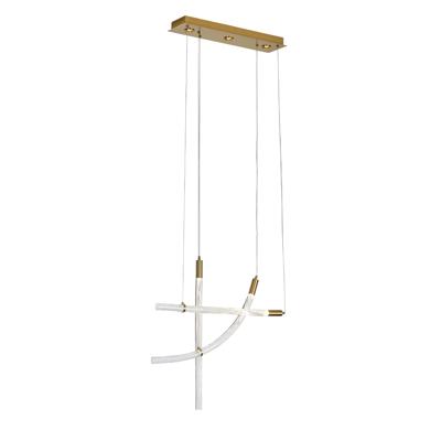 Подвесной светильник Delight Collection Подвесной светильник OD2412-3 gold/clear арт. OD2412-3 gold/clear