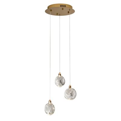 Подвесной светильник Delight Collection Подвесной светильник OD2440-3 gold/clear арт. OD2440-3 gold/clear