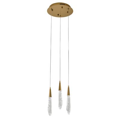 Подвесной светильник Delight Collection Подвесной светильник OD2438-3 gold/clear арт. OD2438-3 gold/clear