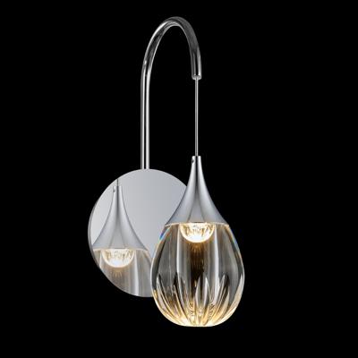 Бра Delight Collection Настенный светильник MB24001004-1A chrome/clear арт. MB24001004-1A chrome/clear