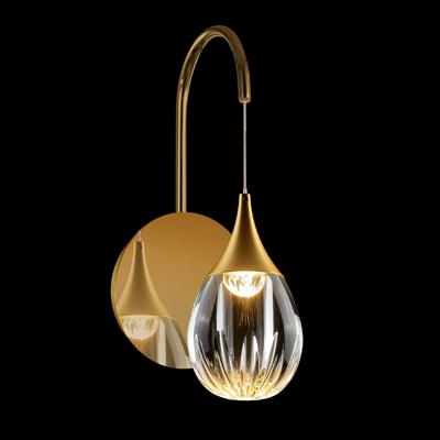 Бра Delight Collection Настенный светильник MB24001004-1A gold/clear арт. MB24001004-1A gold/clear