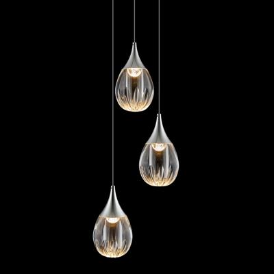 Подвесной светильник Delight Collection Подвесной светильник MD24001004-3A chrome/clear арт. MD24001004-3A chrome/clear