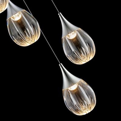 Подвесной светильник Delight Collection Подвесной светильник MD24001004-5A chrome/clear арт. MD24001004-5A chrome/clear