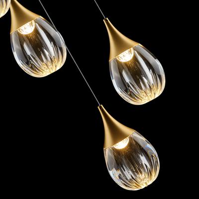 Подвесной светильник Delight Collection Подвесной светильник MD24001004-5A gold/clear арт. MD24001004-5A gold/clear