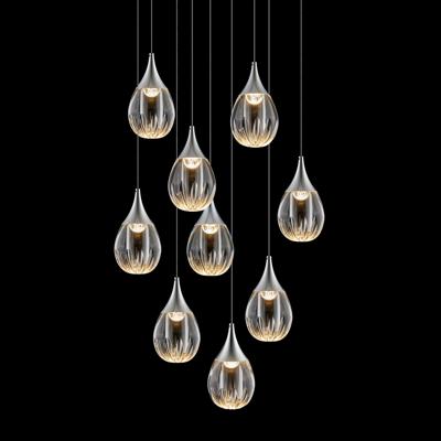 Подвесной светильник Delight Collection Подвесной светильник MD24001004-9A chrome/clear арт. MD24001004-9A chrome/clear