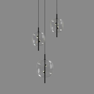 Подвесной светильник Delight Collection Подвесной светильник 10018P/1 black/clear арт. 10018P/1 black/clear
