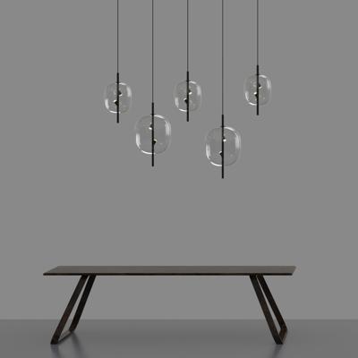 Подвесной светильник Delight Collection Подвесной светильник 10018P/1 black/clear арт. 10018P/1 black/clear