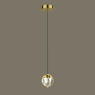 Подвесной светильник Delight Collection Подвесной светильник MD24001033-1A gold/clear арт. MD24001033-1A gold/clear