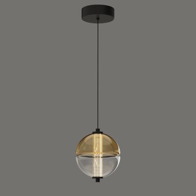 Подвесной светильник Delight Collection Подвесной светильник MD24022079-1A black/amber арт. MD24022079-1A black/amber