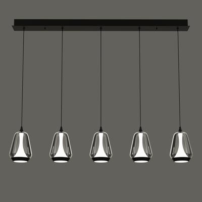 Подвесной светильник Delight Collection Подвесной светильник MD24001011-5B black/smoky арт. MD24001011-5B black/smoky