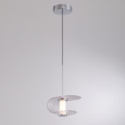 Подвесной светильник Delight Collection Подвесной светильник MD24020901-1A chrome/clear арт. MD24020901-1A chrome/clear