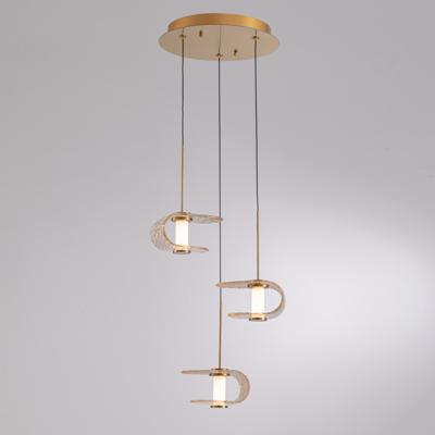 Подвесной светильник Delight Collection Подвесной светильник MD24020901-3A gold/cognac арт. MD24020901-3A gold/cognac