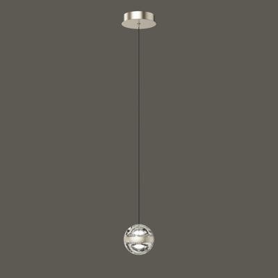 Подвесной светильник Delight Collection Подвесной светильник MD23030088-1A nickel/clear арт. MD23030088-1A nickel/clear
