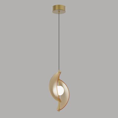 Подвесной светильник Delight Collection Подвесной светильник MD24030035-1A brass/amber арт. MD24030035-1A brass/amber