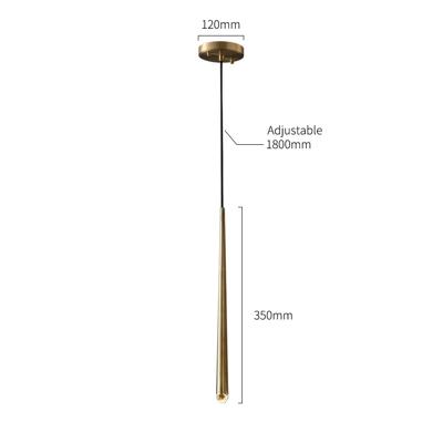 Подвесной светильник Delight Collection Подвесной светильник MT8863-1H antique brass арт. MT8863-1H antique brass