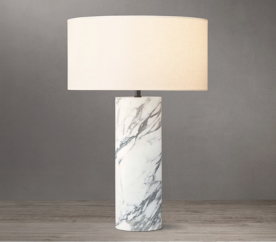 Лампа Delight Collection Настольная лампа 5003T white marble арт. 5003T marble