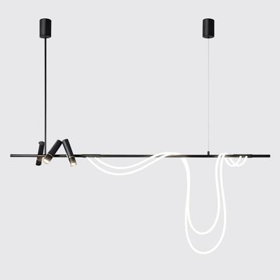 Подвесной светильник Delight Collection Подвесной светильник 7242P/L1200 black/white арт. 7242P/L1200 black/white