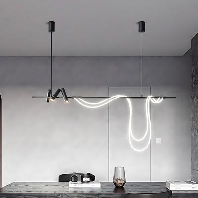 Подвесной светильник Delight Collection Подвесной светильник 7242P/L1200 black/white арт. 7242P/L1200 black/white