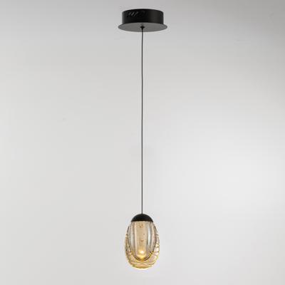 Подвесной светильник Delight Collection Подвесной светильник MD25090022-1A matt black/champagne арт. MD25090022-1A matt black/champagne