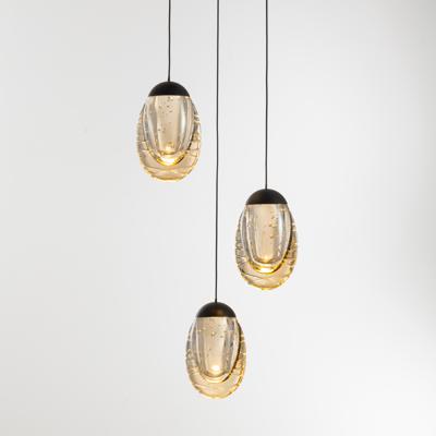 Подвесной светильник Delight Collection Подвесной светильник MD25090022-3A matt black/champagne арт. MD25090022-3A matt black/champagne