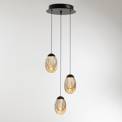 Подвесной светильник Delight Collection Подвесной светильник MD25090022-3A matt black/champagne арт. MD25090022-3A matt black/champagne