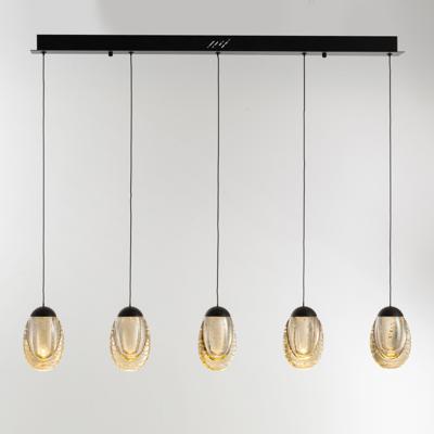 Подвесной светильник Delight Collection Подвесной светильник MD25090022-5B matt black/champagne арт. MD25090022-5B matt black/champagne
