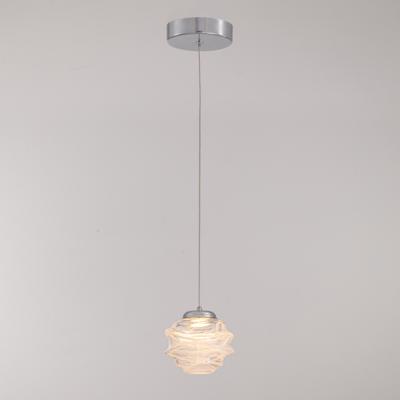 Подвесной светильник Delight Collection Подвесной светильник MD25030003-1A chrome/clear арт. MD25030003-1A chrome/clear