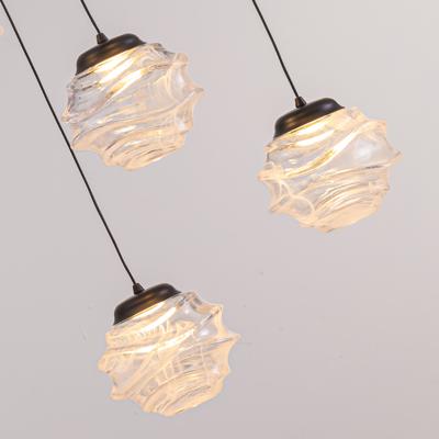 Подвесной светильник Delight Collection Подвесной светильник MD25030003-3A matt black/clear арт. MD25030003-3A matt black/clear