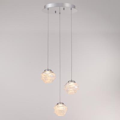 Подвесной светильник Delight Collection Подвесной светильник MD25030003-3A chrome/clear арт. MD25030003-3A chrome/clear