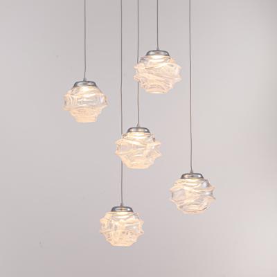 Подвесной светильник Delight Collection Подвесной светильник MD25030003-5A chrome/clear арт. MD25030003-5A chrome/clear
