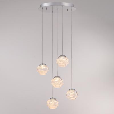 Подвесной светильник Delight Collection Подвесной светильник MD25030003-5A chrome/clear арт. MD25030003-5A chrome/clear